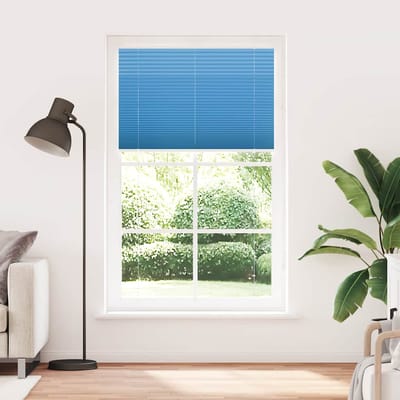 vidaXL - Plissé - rolgordijn - 120x200cm - stofbreedte - 119,4cm - polyester - blauw