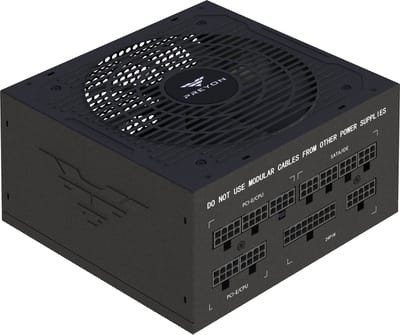 PREYON EAGLE POWER Interne Voeding - 750 Watt - 80 Plus Bronze - Volledig Modulair - ATX - Beveiligd - Zwart