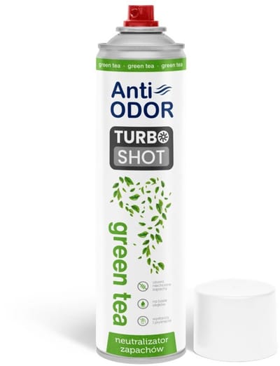 Anti-ODOR Turbo Shot – Luchtverfrisser Spray – Green Tea – Snelle Geurneutralisatie – Langdurige Frisheid – 600 ml