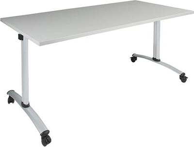 Verrijdbare klaptafel Perudo breed 120CM diep 80CM bladkleur Havanna framekleur Zwart (RAL9005)