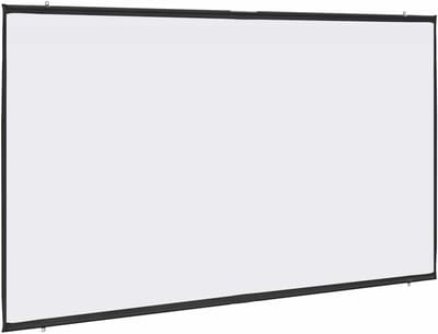 Projectiescherm Wand - Handmatig Scherm - Thuisbioscoop Presentaties - Mat Polyester Oppervlak - 108 Inch 16:9 - Wit
