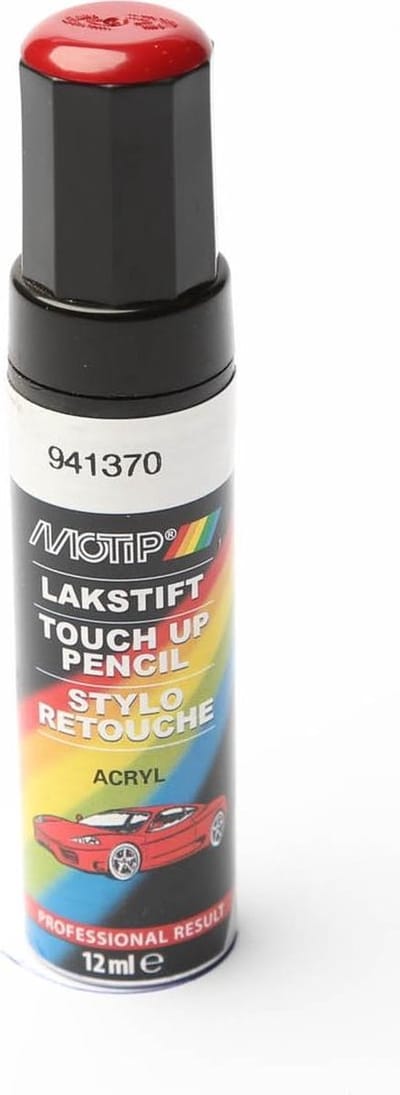 Motip 941370 - Auto lakstift - Rood - 12 ml