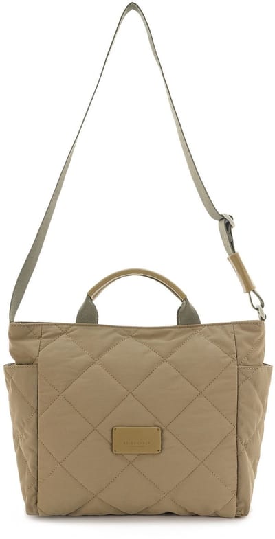 SEIDENFELT MANUFAKTUR handtas schoudertas Hetta Handbag Greige Khaki kaki