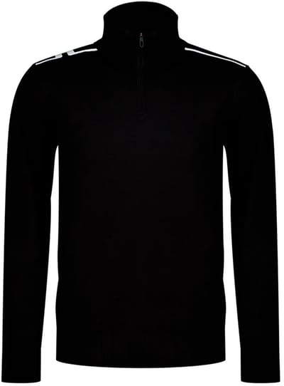 J.lindeberg Mac Knitted Sweatshirt Met Halve Rits Zwart M Man