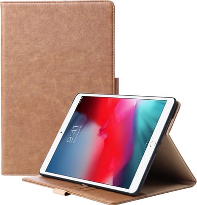 Luxe hoes geschikt voor iPad 9.7 inch 2018/2017 6e/5e generatie 9,7 Kunstleer Standaard Inklapbaar Book Case Smart Cover Stevig