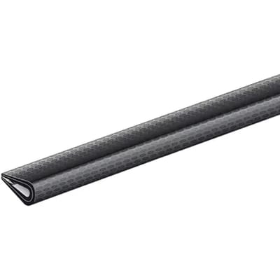 Alberts U-profiel - Pvc Zwart - 10x7mm 1,5m