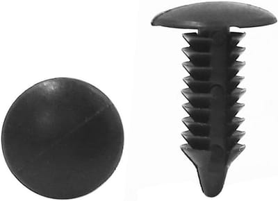 Auto Klinknagels - Bevestigingsclips Deurpaneel - Interieur Bekleding Vastzetten - Standaard 6mm Gat - 20 Stuks - Zwart