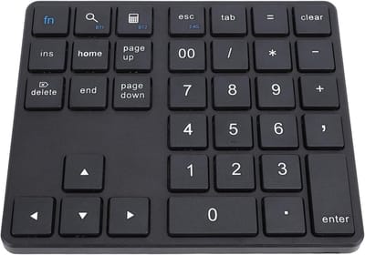 Numeriek Toetsenbord - Nummer Pad - Snelle Data Invoer - 35 Scissor Keys - 10M Bereik - Zwart