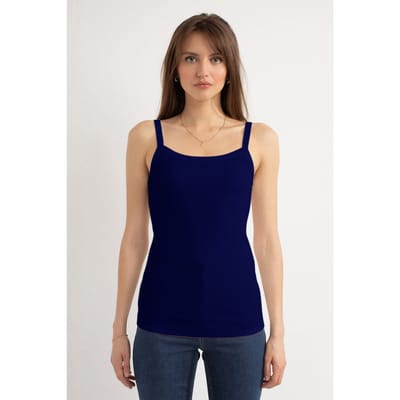 Josephine & Co Holly Tank Top Rib Navy Size: XS | Tanks &amp; Camis Outlet | Dames | Blauw