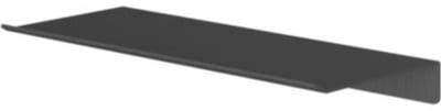 Hotbath &More Shelves - Planchet 30 Cm - Inclusief Bevestigingsrails - Geborsteld Zwart