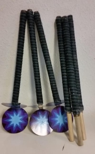 Waxfakkels 6 stuks