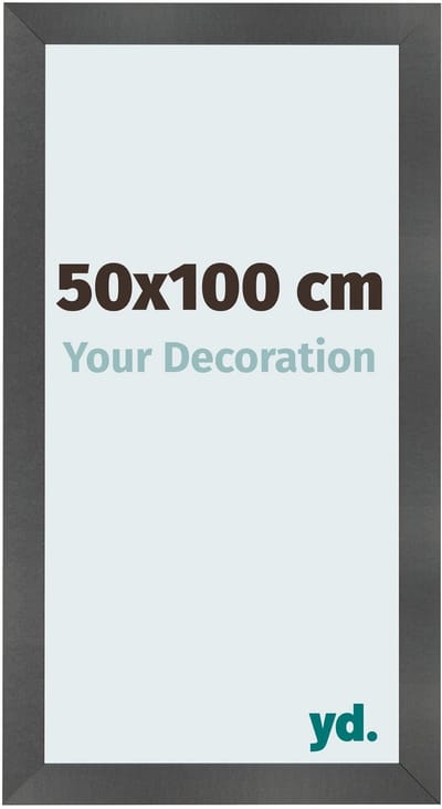 Your Decoration - Fotolijst 50x100 cm - MDF - Zwart Mat - Pisa