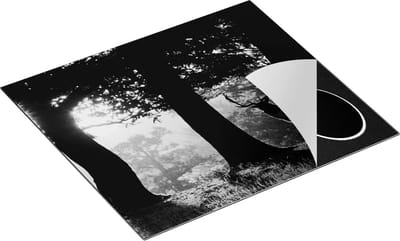Chefcare Inductie Beschermer Hert in de Bossen bij Zonsopkomst - Zwart Wit - 60x50 cm - Afdekplaat Inductie - Kookplaat Beschermer - Inductie Mat