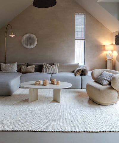Wollen vloerkleed - Silvull ivoor 80x150