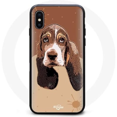 Basset Hound Iphone XS max hoesje