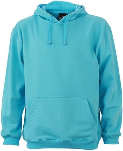 James and Nicholson Unisex Hooded Sweatshirt (Pacifisch Blauw)
