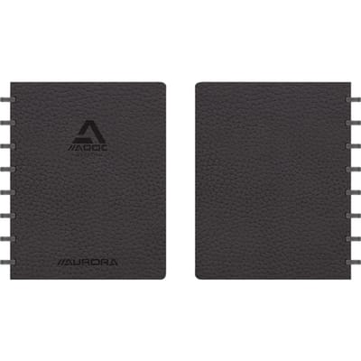 Aurora Schrift - ADOC - Zwart - A5 - Gelinieerd - 90gr - 144 Bladzijden