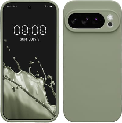 kwmobile telefoonhoesje geschikt voor Google Pixel 10 Pro - Hoesje voor smartphone - Precisie camera uitsnede - In grijsgroen
