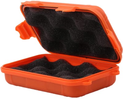 SPHProducts - Waterdichte stootvaste box - Outdoor opbergdoos - Oranje - Survivalopbergdoos - Geschikt voor gereedschap - Small