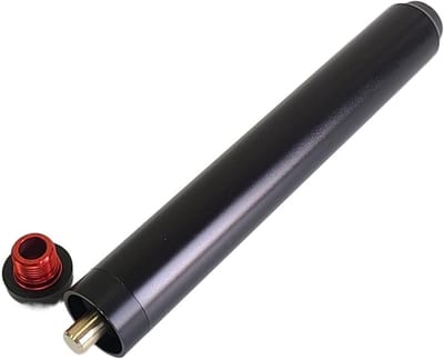 Keu Verlengstuk - Biljart Accessoire - Biljart Spelen - Telescopisch Verstelbaar - 8 Inch - Zwart