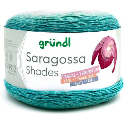 Gründl Saragossa Shades - Turkoois/Lichtgrijs ombré