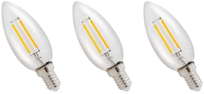 Spectrum LED Lamp E14 1W 230V - 120 Lumen - 4000K Neutraal wit - Natuurlijk licht - Energiezuinig - 3 stuks