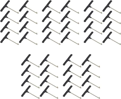 Schaatsen Veters Aanhaal Tool - Schoenveter Spanner - Veters Strak Trekken - Ergonomisch Handvat - 40 Stuks - Zwart en Goud
