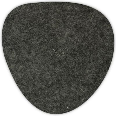 Kei onderzetters - Vilt - Gemeleerd antraciet - 6 stuks - ø 9,5 cm - Tafeldecoratie - Glas onderzetter - Cadeau - Woondecoratie - Woonkamer - Tafelbescherming - Onderzetters Voor Glazen - Keukenbenodigdheden - Woonaccessoires - Tafelaccessoires