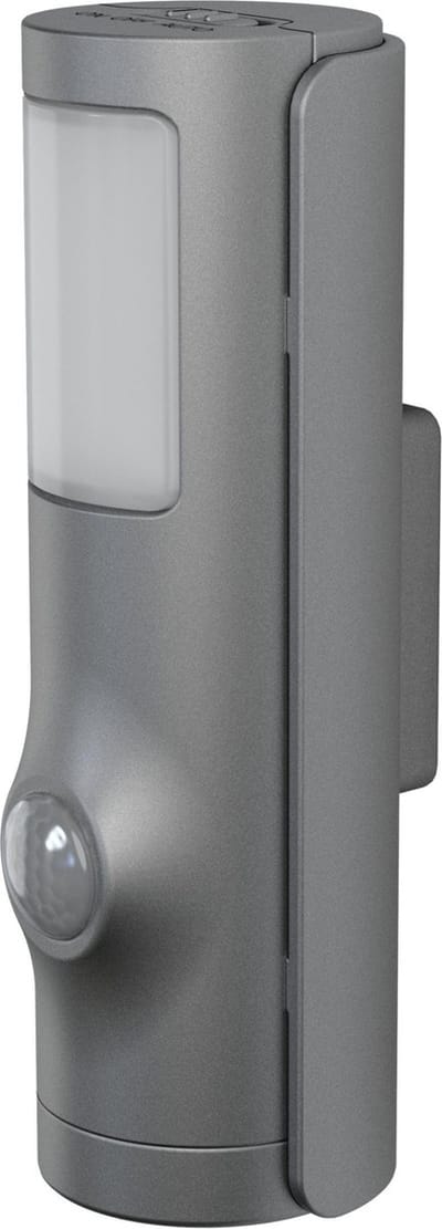 Osram NIGHTLUX Torch wandverlichting Geschikt voor gebruik binnen Geschikt voor buitengebruik Zilver