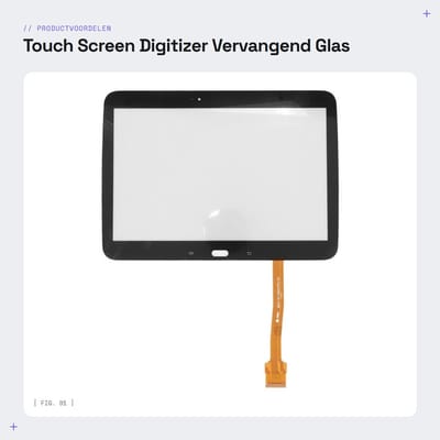 Dailygoods- Touchscreen Digitizer Vervanging - 10.1 Inch - Geschikt voor Tab 3 SM P5200/P5210 - Perfecte Vervanging - Schokbestendig - Geweldig Aanraakgevoel - Tablet Scherm