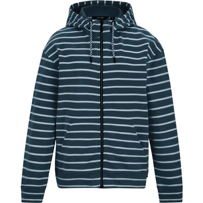 Dames Bayletta hoodie met volledige ritssluiting en strepen