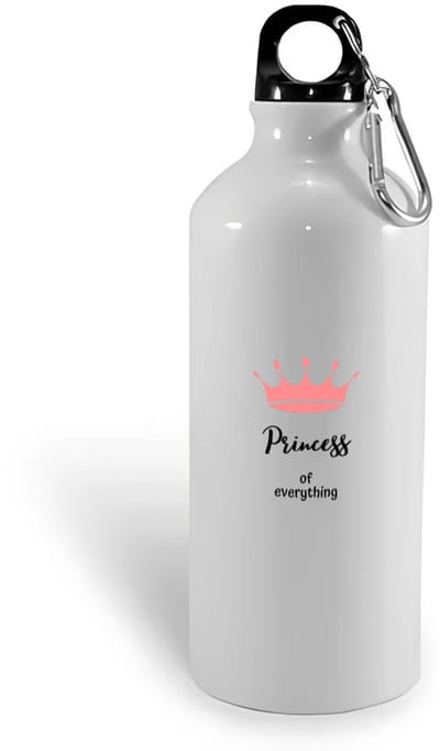 Hacebo® - princess of everything waterfles - Princess - iemand die zich voelt als een princess - verjaardag - cadeau - kado - geschenk - water fles - 400ML