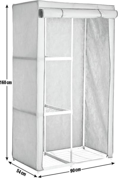 Argos Home - Covered Single Garderobekast - kledingkast - beige