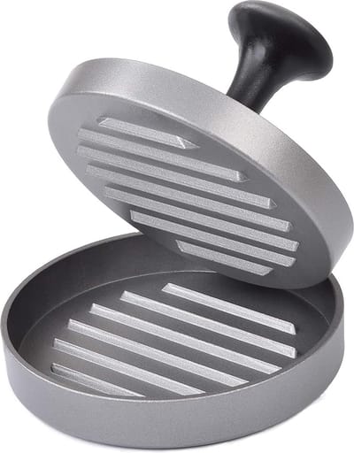 Narimano® Ronde Burger Druk Hamburger - Druk Aluminium Hamburger Vlees - Rundvlees Grill Burger Druk Patty Maker Mold