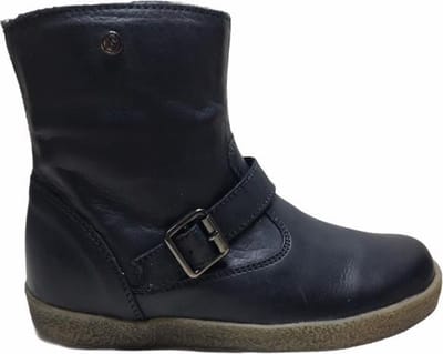 Falcotto gespje rits warme lederen laarsje casper navy  mt 19