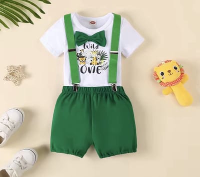 RB Shop Jungle Birthday Outfit - Kleding voor 4 tot 9 maanden - Maat 68/74 - Genderneutraal