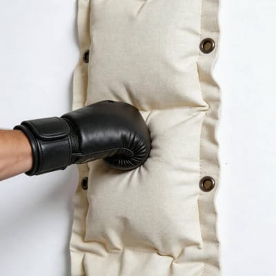 Hand Chun Muurdoel Ongevuld Hand Chun Stootdoel Vechtsporten Zandzak Roestvrijstalen Oogjes Canvas Stootzak Voor Training gray