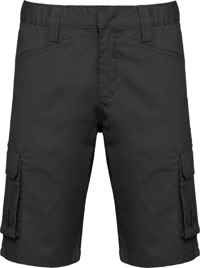 WK. Designed To Work Eco-friendly heren bermuda met meerdere zakken WK713 - Dark Grey - L