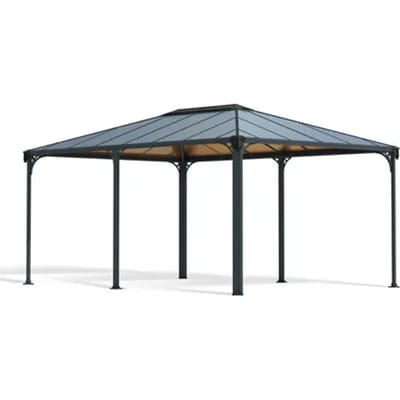 Palram | Canopia - Gazebo Martinique 500 - Donkergrijs/brons - 493x359cm