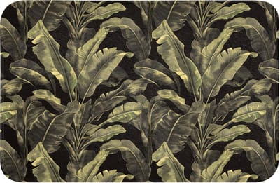 Badmat 60x40 cm - Antislip - Botanisch - Bladeren - Groen - Badmatten voor badkamer - Badkamermat - Douchemat - Badkamer mat