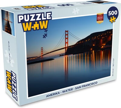 Puzzel Amerika - Water - San Francisco - Legpuzzel - Puzzel 500 stukjes