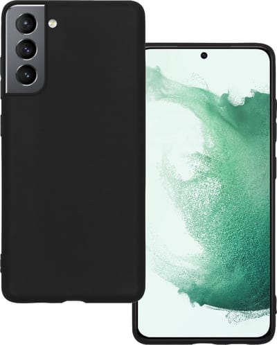 Hoesje Geschikt voor Samsung Galaxy S22 Plus - Sterk & Shockproof - Hoes Cover - Siliconen Case - Zwart