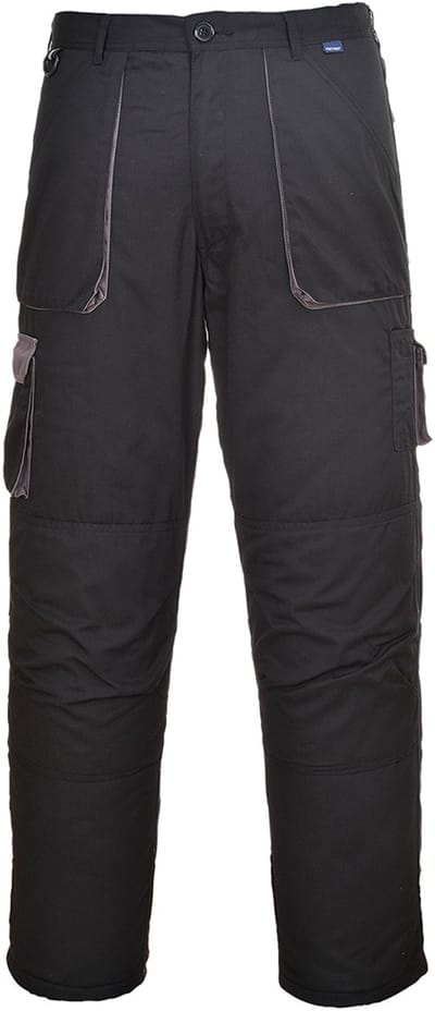 Portwest Portwest Texo Contrast Broek TX11 - Zwart - M