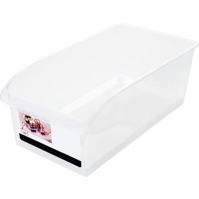 Koelkastlade Organizer Bak Makkelijk Toegankelijk Helder Plastic Ruime Capaciteit Veelzijdig Uittrekbare Opbergbak white