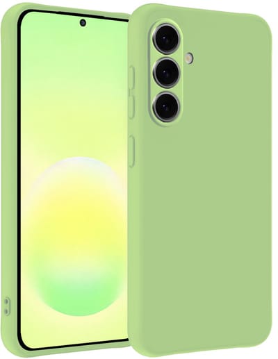 Hoesje - Geschikt voor Samsung Galaxy A57 - Sterk & Shockproof - Hoes Cover - Siliconen Case - Telefoonhoesjes - Groen