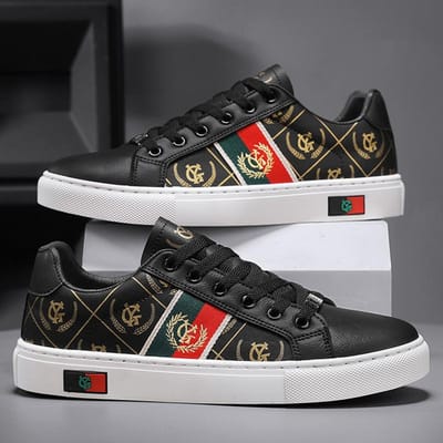 Herenschoenen Zomer Heren Leren Board Schoenen Enkele Schoenen Ademend Platform Casual Schoenen Heren Nieuwe Trend Sportschoenen 42 white