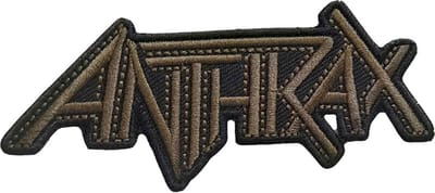 Anthrax - Brown Logo Patch - Bruin