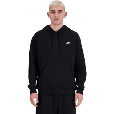 New Balance Essentials Hoodies Heren - Zwart - Maat S - Katoen French Terry
