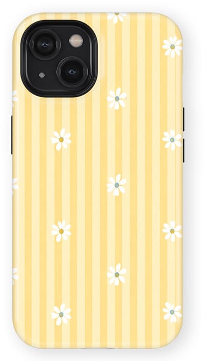 DripCase Hoesje geschikt voor iPhone 14 | Happy Stripes Motief | Magnetisch Opladen | 2-in-1 Ontwerp | Vrolijke Backcover geschikt voor iPhone 14 Lemon Sorbet