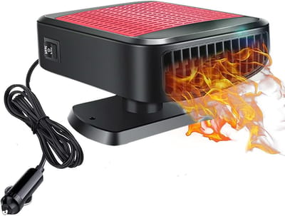 12V 200W autokachel, draagbare autokachel en ontdooier, voorruitontdooier, 2-in-1 verwarming en koeling/ontdooiing
